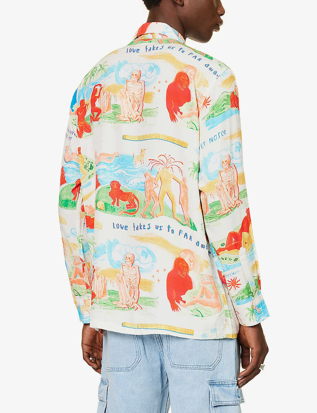 Faraway Places Graphic-print Regular-fit Woven Shirt 4 Faraway Places Graphic-print Regular-fit Woven Shirt - Image 4