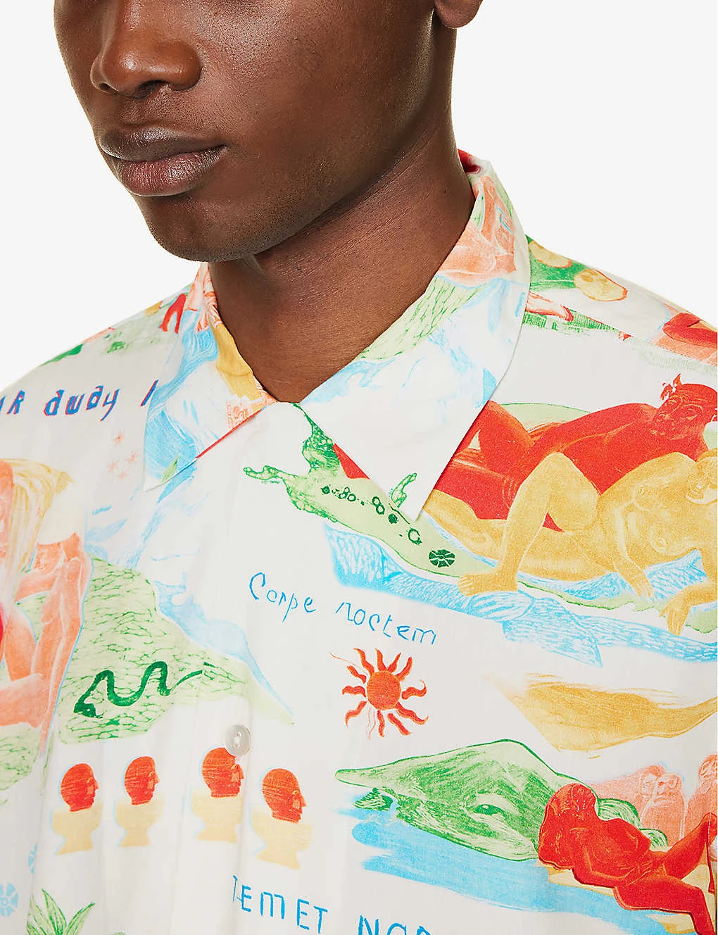 Faraway Places Graphic-print Regular-fit Woven Shirt 5 Faraway Places Graphic-print Regular-fit Woven Shirt - Image 5