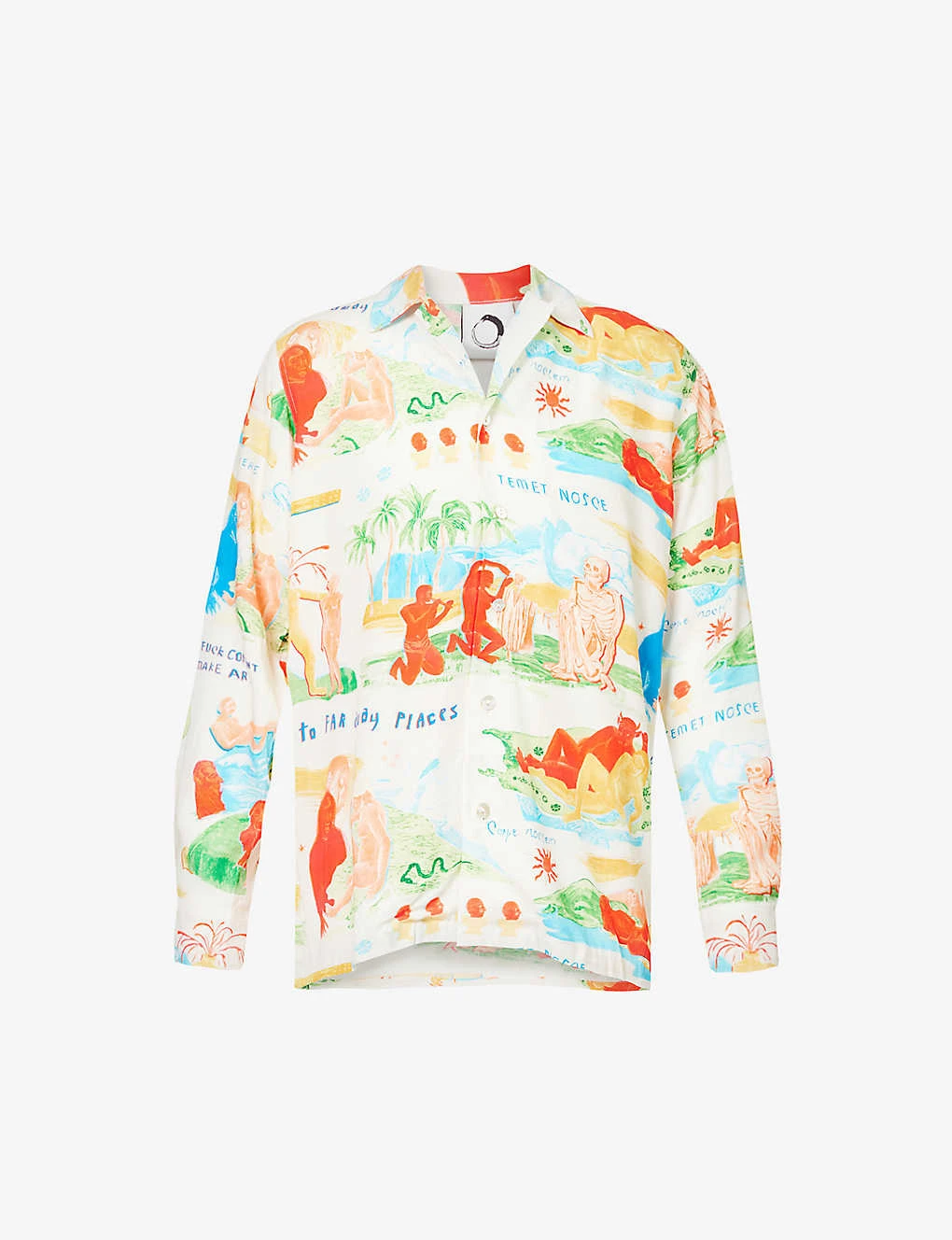 Faraway Places Graphic-print Regular-fit Woven Shirt 1 Faraway Places Graphic-print Regular-fit Woven Shirt