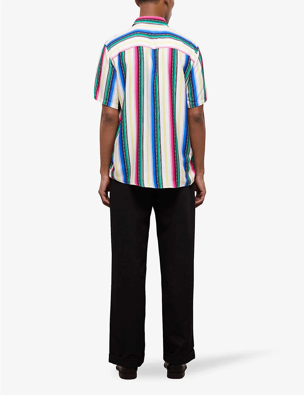 THE KOOPLES Stripe-pattern Relaxed-fit Woven Shirt 4 THE KOOPLES Stripe-pattern Relaxed-fit Woven Shirt - Image 4