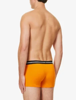 Boss Pack Of Three Logo-embroidered Stretch-cotton Trunks -Falkeis Store R04142420 OPENMISCELLANEOUS ALT02