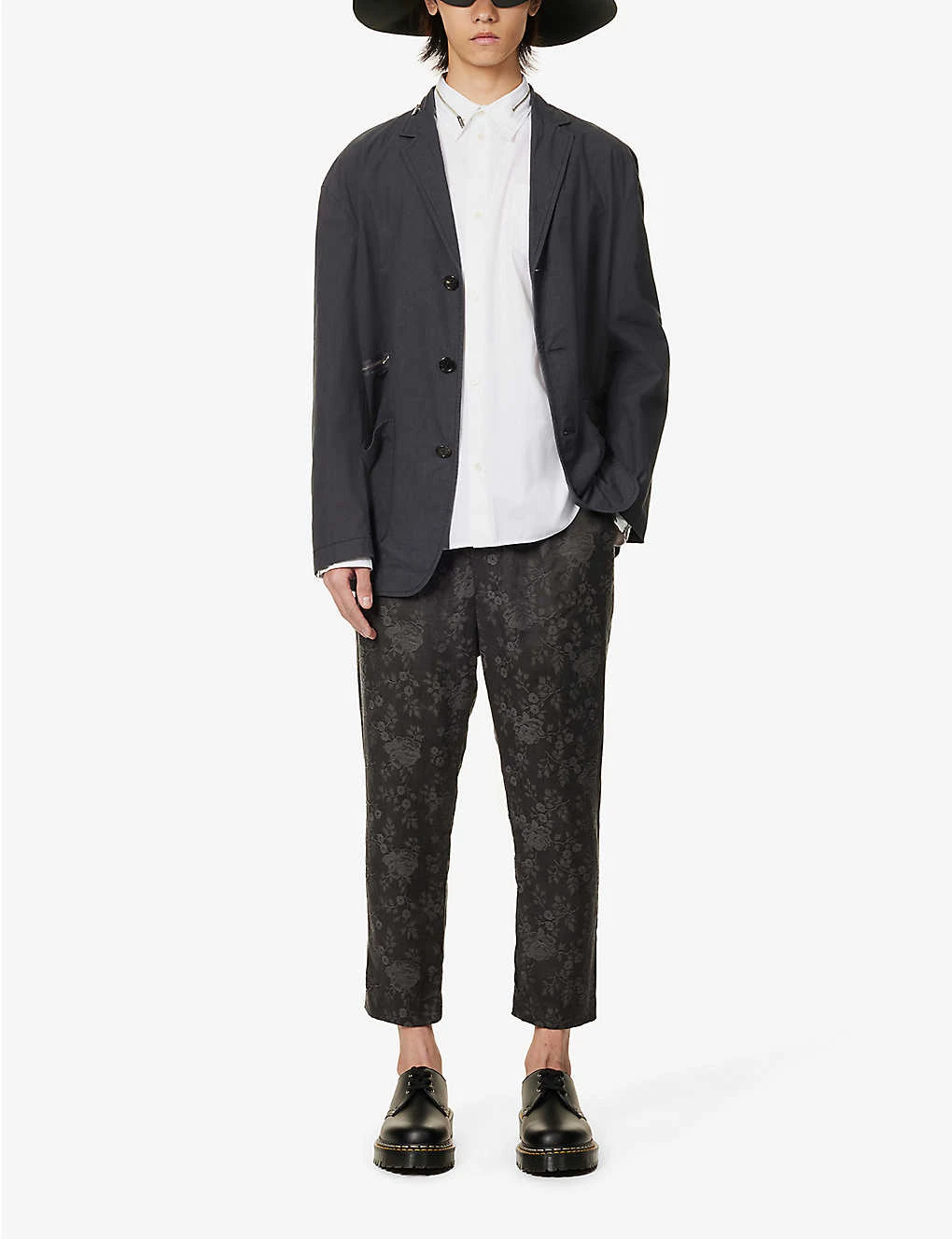 Undercover Zip-embellished Relaxed-fit Cotton-poplin Shirt 2 Undercover Zip-embellished Relaxed-fit Cotton-poplin Shirt - Image 2