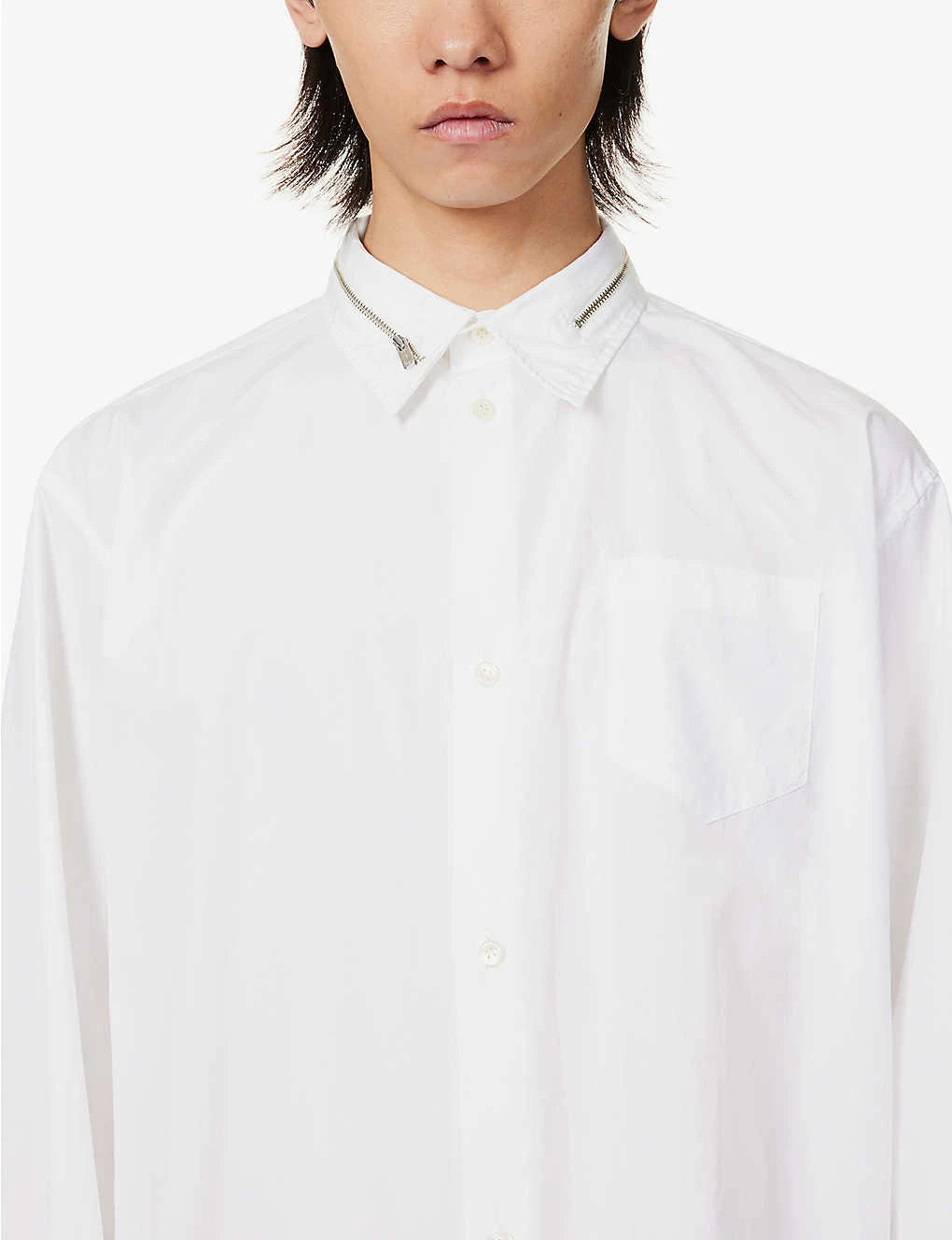 Undercover Zip-embellished Relaxed-fit Cotton-poplin Shirt 5 Undercover Zip-embellished Relaxed-fit Cotton-poplin Shirt - Image 5