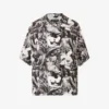Undercover Graphic-print Patch-pocket Rayon Shirt