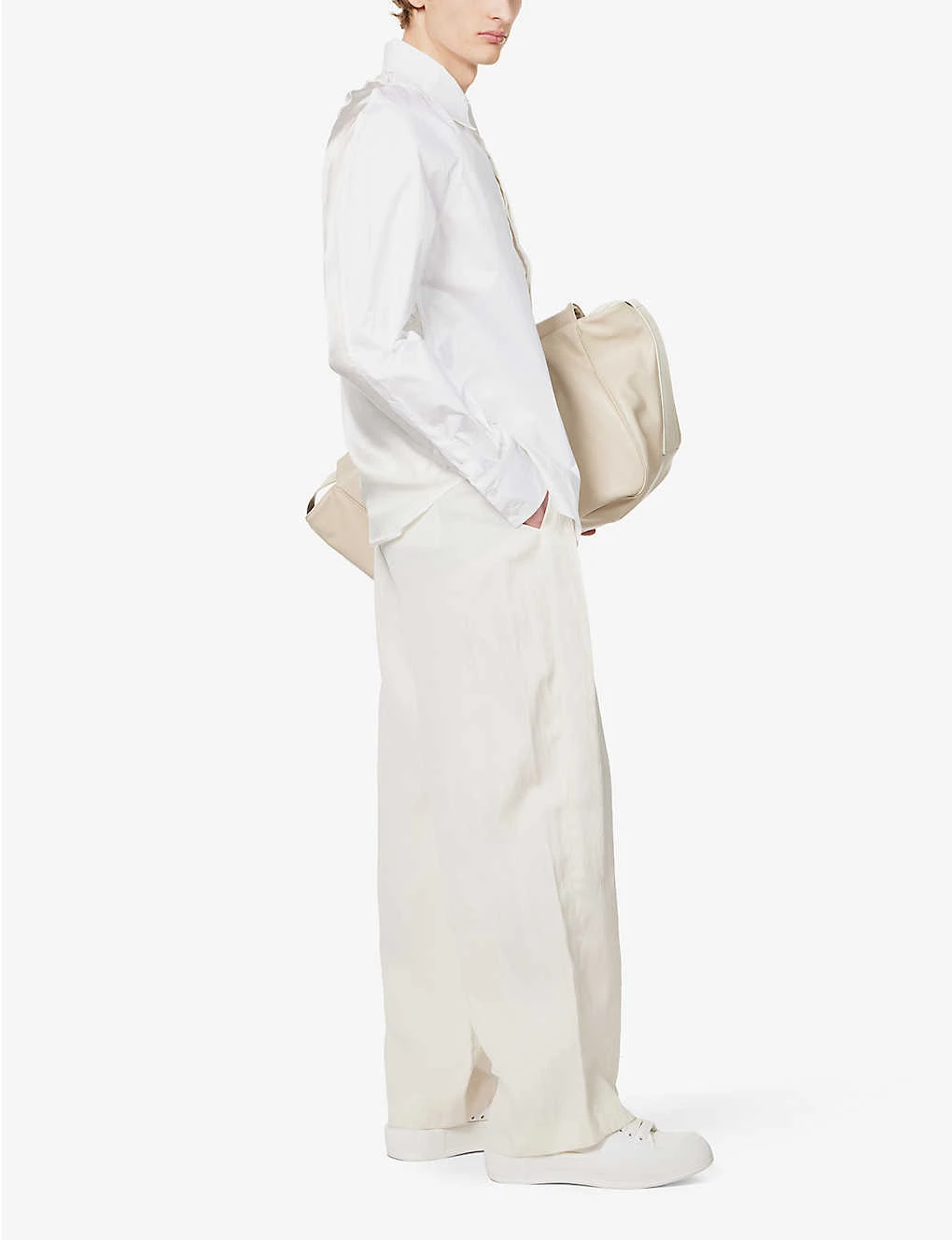 Row Back Contrast-panel Regular-fit Shell Shirt 2 Row Back Contrast-panel Regular-fit Shell Shirt - Image 2