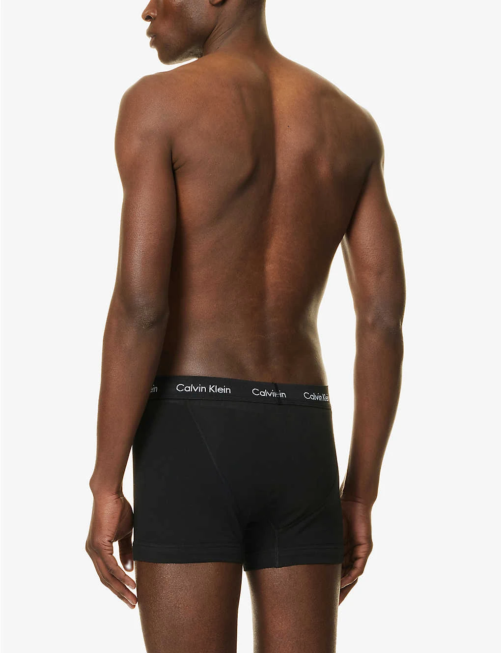 Calvin Klein Pack Of Three Branded-waistband Stretch-cotton Trunks 3 Calvin Klein Pack Of Three Branded-waistband Stretch-cotton Trunks - Image 3