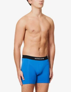 Bjorn Borg Pack Of Two Logo-print Organic Stretch-cotton Boxers -Falkeis Store R04148057 MIX ALT02