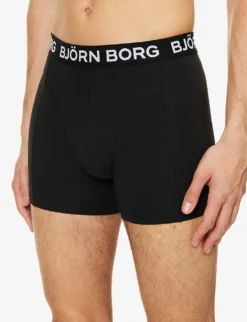 Bjorn Borg Logo-waistband Pack Of Seven Stretch-cotton Boxers 7 Bjorn Borg Logo-waistband Pack Of Seven Stretch-cotton Boxers -Falkeis Store R04148072 BLACK ALT03