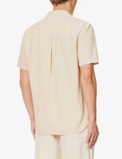 Paige Lancaster Patch-pocket Cotton Shirt 8 Paige Lancaster Patch-pocket Cotton Shirt -Falkeis Store R04148225 WARMCEMENT ALT03