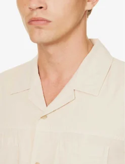 Paige Lancaster Patch-pocket Cotton Shirt 9 Paige Lancaster Patch-pocket Cotton Shirt -Falkeis Store R04148225 WARMCEMENT ALT04