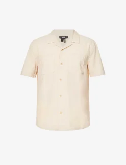 Paige Lancaster Patch-pocket Cotton Shirt