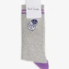 PAUL SMITH Cory Sporty Logo-embroidered Stretch-cotton Blend Socks