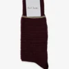 PAUL SMITH Textured-stripe Cotton-blend Knitted Socks