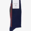 PAUL SMITH Striped Cotton-blend Socks