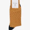 PAUL SMITH Spotted Stretch-organic Cotton Blend Socks