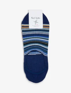 PAUL SMITH Pack Of Three Stretch-organic-cotton Blend Socks