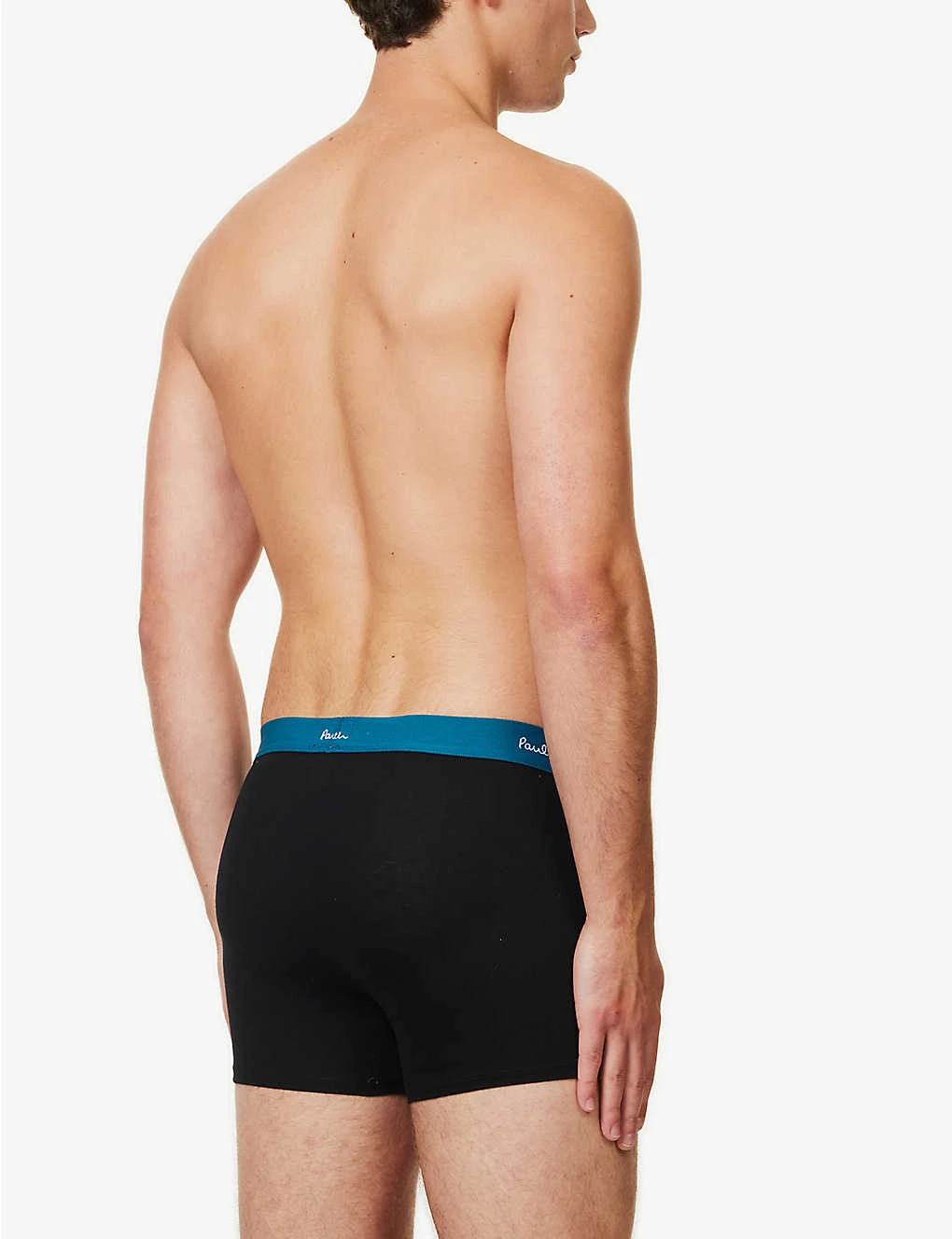 PAUL SMITH Pack Of Three Logo-waistband Stretch Organic-cotton Trunks 3 PAUL SMITH Pack Of Three Logo-waistband Stretch Organic-cotton Trunks - Image 3