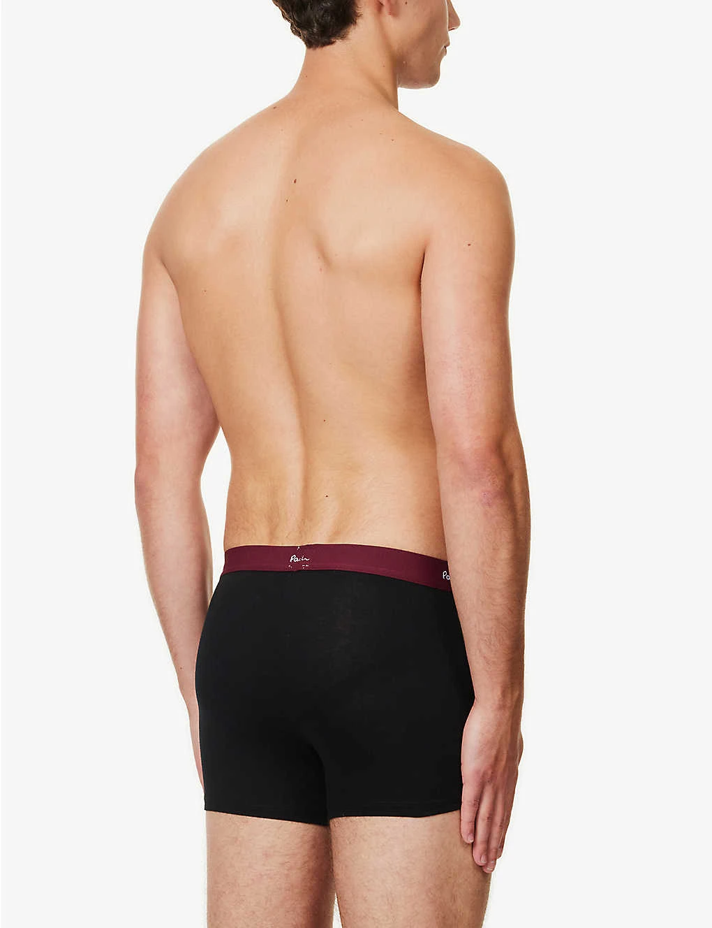 PAUL SMITH Pack Of Three Logo-waistband Organic Stretch-cotton Trunks 3 PAUL SMITH Pack Of Three Logo-waistband Organic Stretch-cotton Trunks - Image 3