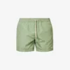 PAUL SMITH Happy Face Brand-embroidered Recycled-polyester Swim Shorts