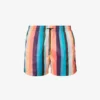 PAUL SMITH Artist Stripe Graphic-pattern Swim Shorts