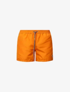 PAUL SMITH Zebra-embroidered Recycled-polyester Swim Shorts