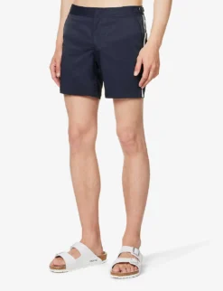 ORLEBAR BROWN Bulldog Contrast-piping Regular-fit Stretch-woven Swim Shorts 7 ORLEBAR BROWN Bulldog Contrast-piping Regular-fit Stretch-woven Swim Shorts -Falkeis Store R04150110 NIGHTIRIS ALT02