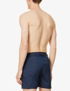 ORLEBAR BROWN Bulldog Striped Swim Shorts -Falkeis Store R04150111 NIGHTIRIS ALT03