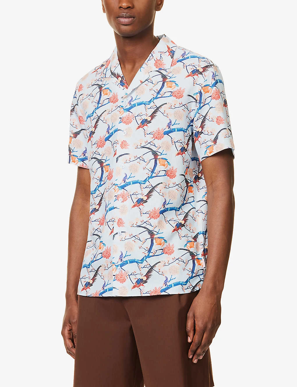 ORLEBAR BROWN Hibbert Floral-print Woven Shirt 3 ORLEBAR BROWN Hibbert Floral-print Woven Shirt - Image 3