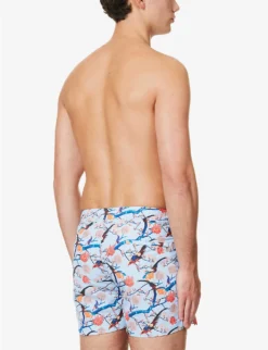 ORLEBAR BROWN Setter Flight Graphic-print Swim Shorts -Falkeis Store R04150133 LIGHTISLANDSKY ALT03