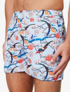 ORLEBAR BROWN Setter Flight Graphic-print Swim Shorts -Falkeis Store R04150133 LIGHTISLANDSKY ALT04