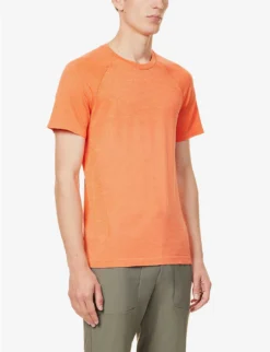 Lululemon Metal Vent Tech 2.0 Regular-fit Stretch-woven T-shirt 7 Lululemon Metal Vent Tech 2.0 Regular-fit Stretch-woven T-shirt -Falkeis Store R04153887 ORANGECORAL ALT02