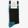 PAUL SMITH Alfonzo Stripe Organic Cotton-blend Socks