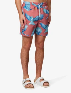 Maui Graphic-print Swim Shorts 7 Maui Graphic-print Swim Shorts -Falkeis Store R04155305 MULTICOLOURED ALT02