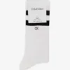 Calvin Klein Stripe-pattern Pack Of Two Stretch-cotton Blend Socks