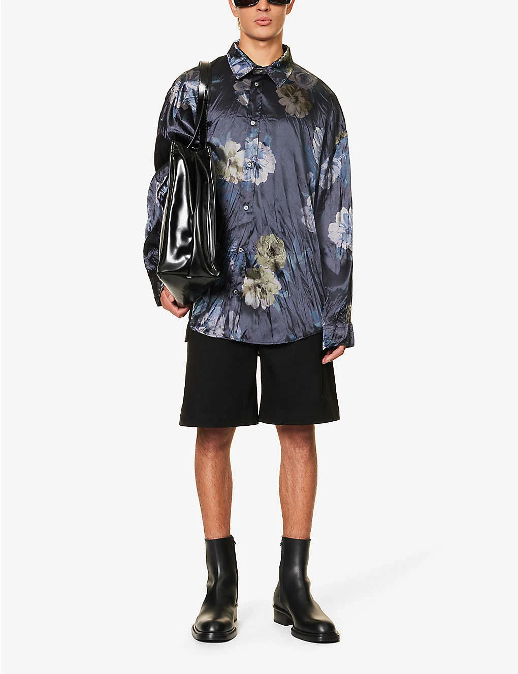 Acne Studios Setar Crinkled Oversized Stretch-satin Shirt 2 Acne Studios Setar Crinkled Oversized Stretch-satin Shirt - Image 2