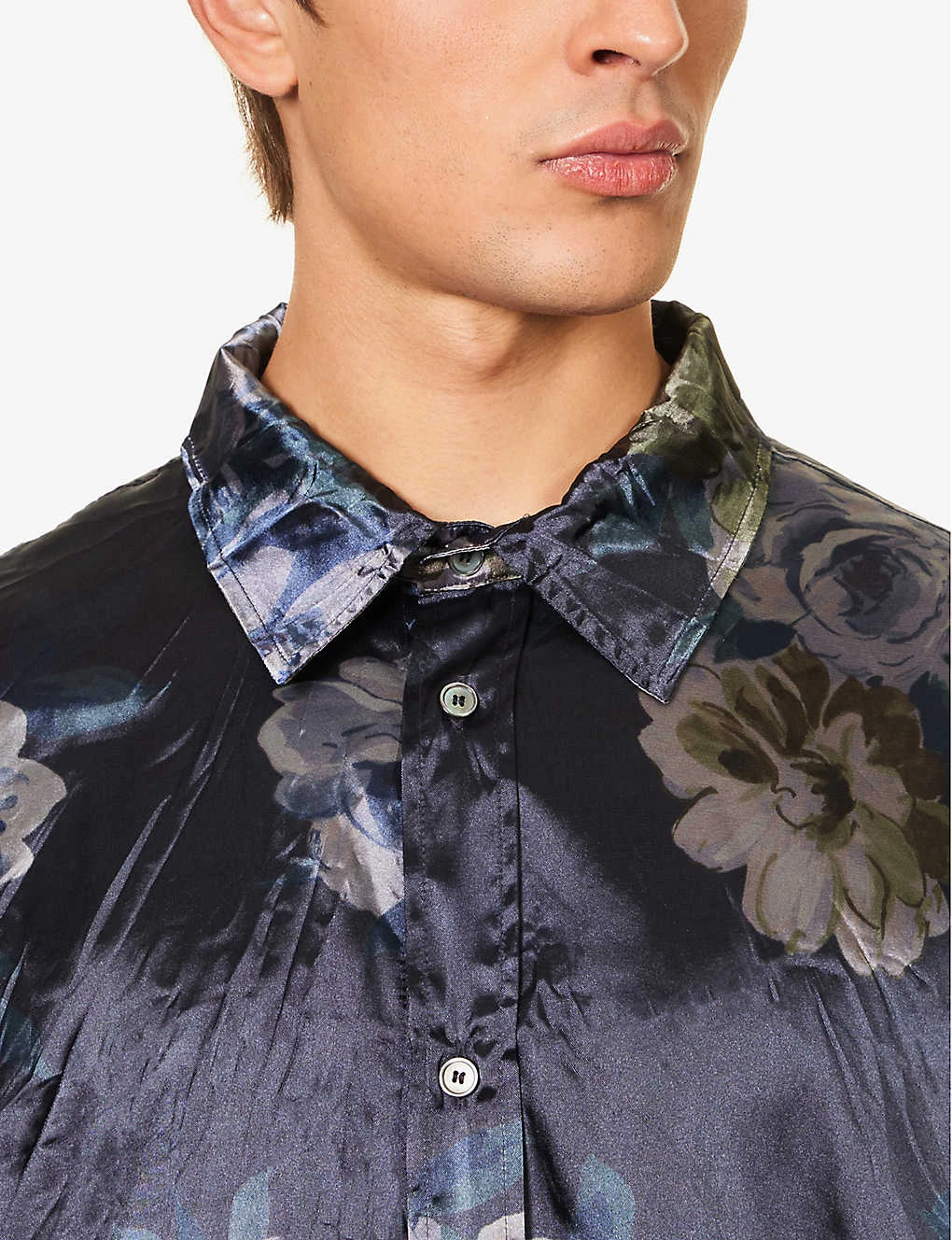 Acne Studios Setar Crinkled Oversized Stretch-satin Shirt 5 Acne Studios Setar Crinkled Oversized Stretch-satin Shirt - Image 5