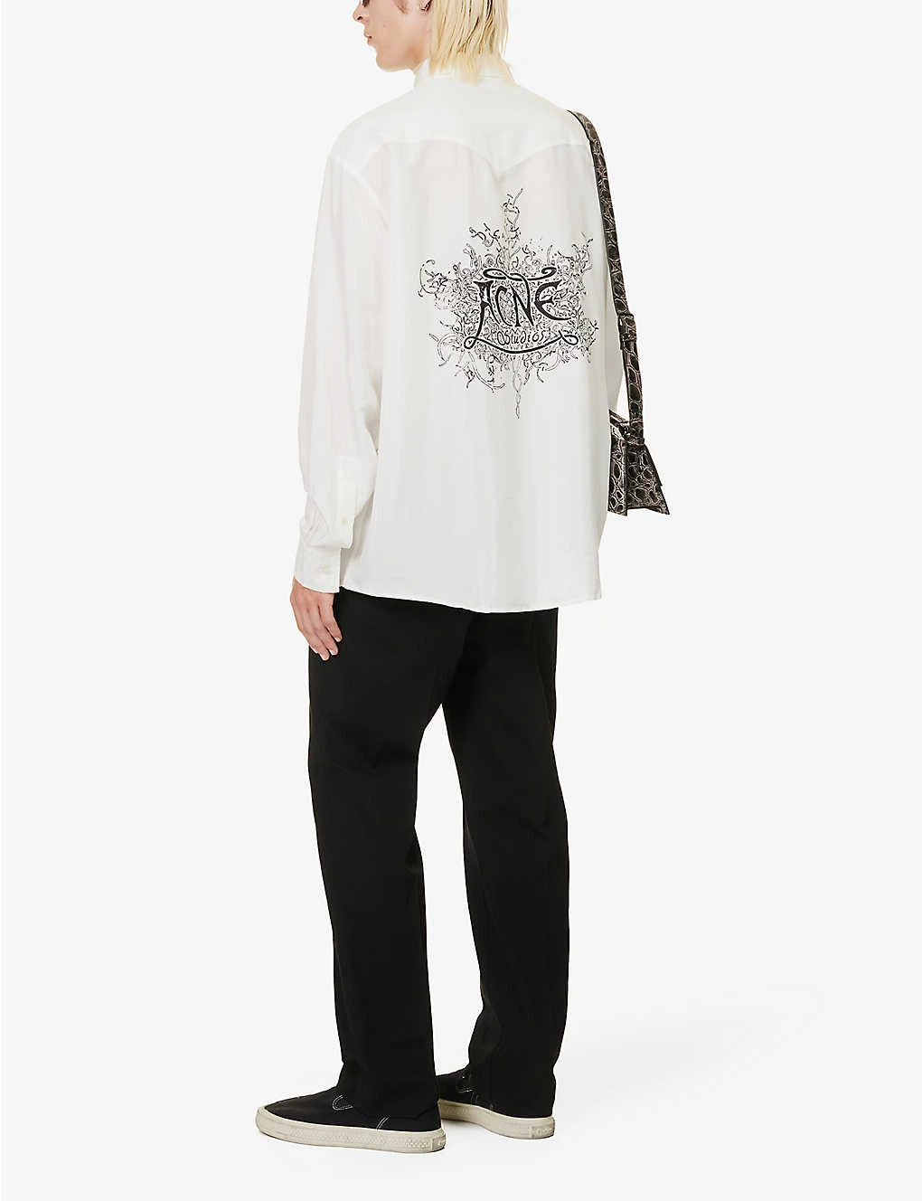 Acne Studios Sandrok Western Graphic-print Oversized Woven Shirt 2 Acne Studios Sandrok Western Graphic-print Oversized Woven Shirt - Image 2