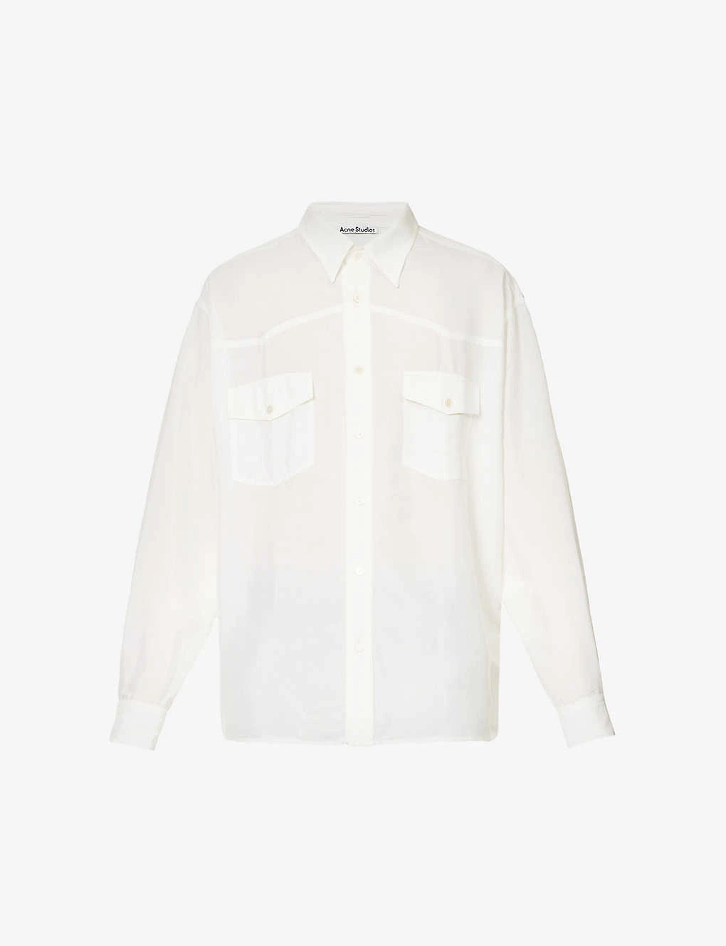 Acne Studios Sandrok Western Graphic-print Oversized Woven Shirt 1 Acne Studios Sandrok Western Graphic-print Oversized Woven Shirt