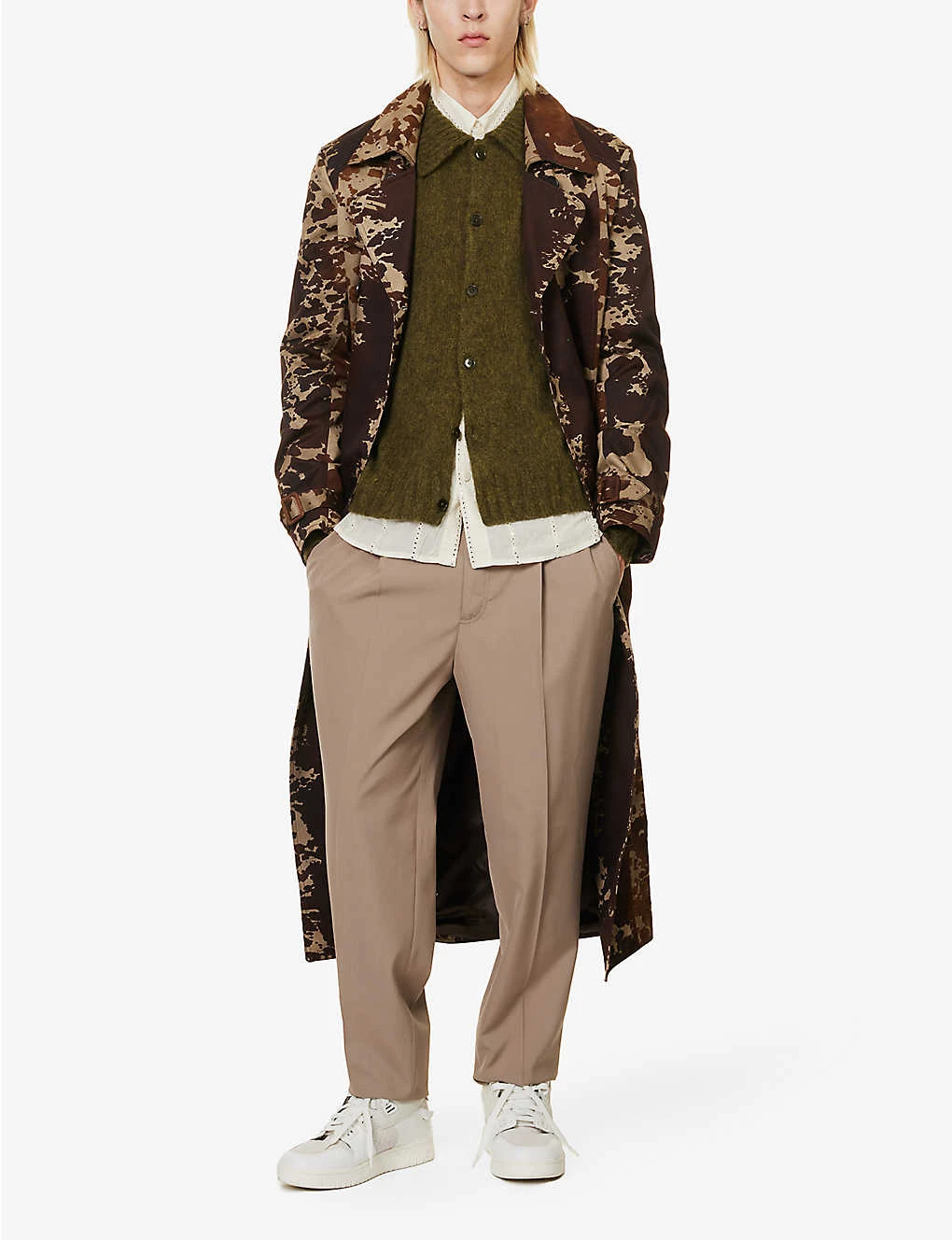 Acne Studios Kabriel Fuzzy-knit Regular-fit Wool-knit Cardigan 2 Acne Studios Kabriel Fuzzy-knit Regular-fit Wool-knit Cardigan - Image 2