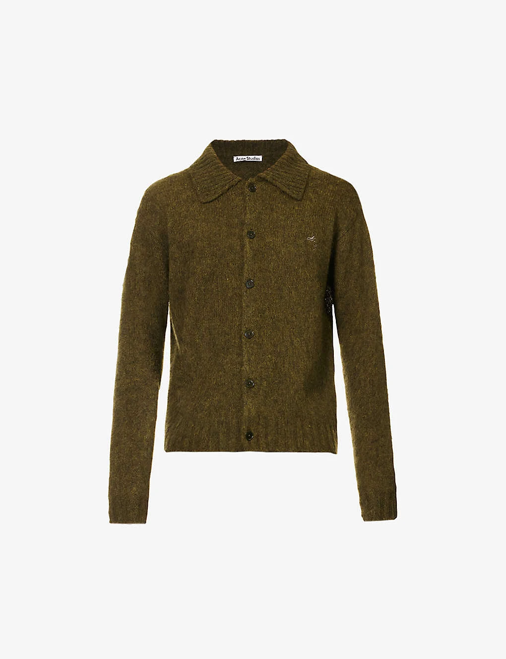 Acne Studios Kabriel Fuzzy-knit Regular-fit Wool-knit Cardigan 1 Acne Studios Kabriel Fuzzy-knit Regular-fit Wool-knit Cardigan