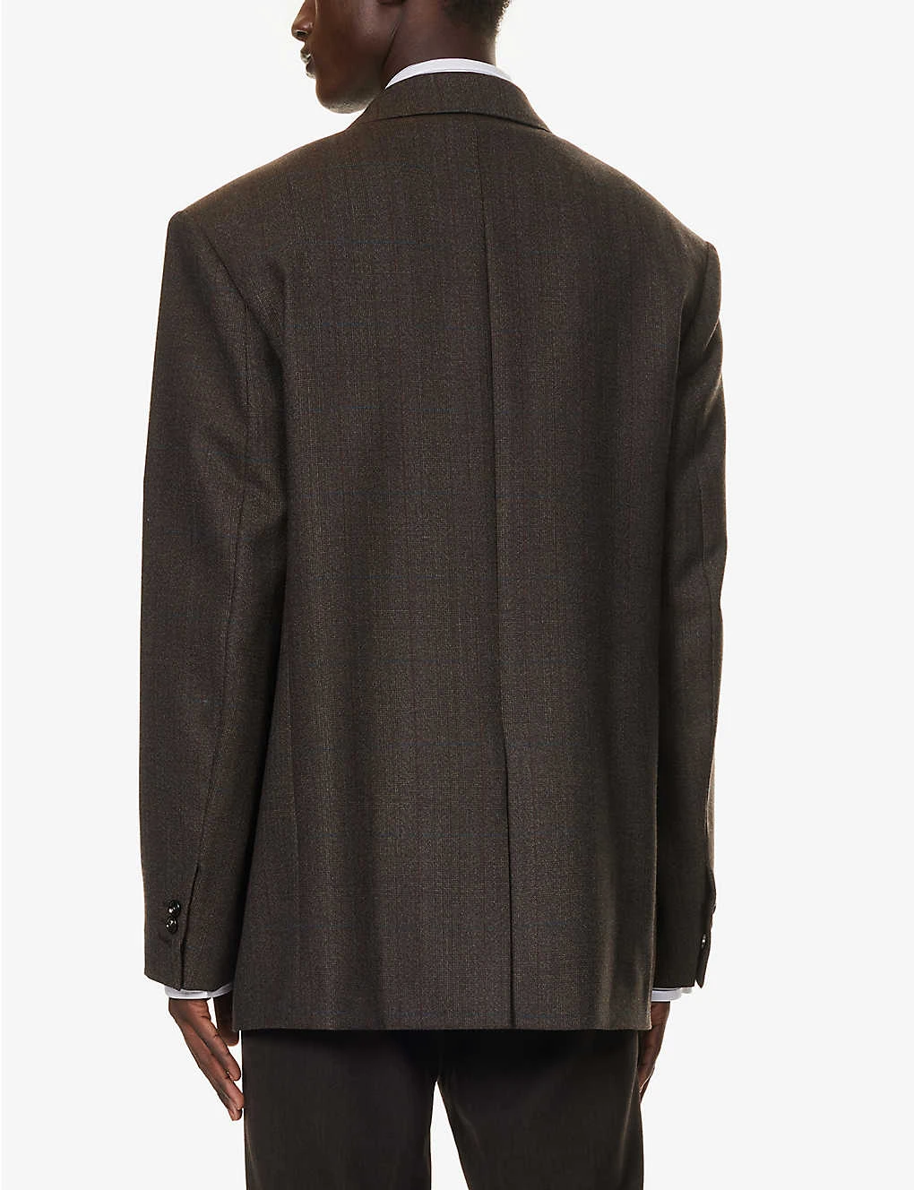 Bottega Veneta Notched-lapel Single-breasted Relaxed-fit Wool Blazer 4 Bottega Veneta Notched-lapel Single-breasted Relaxed-fit Wool Blazer - Image 4