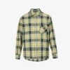 Acne Studios Sandreas Checked Brand-appliqué Relaxed-fit Cotton Shirt
