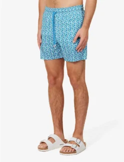 Vilebrequin Micro Lobster-print Recycled-polyester Swim Shorts -Falkeis Store R04159187 THALASSA ALT02