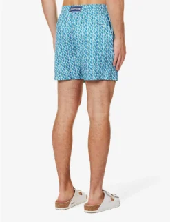 Vilebrequin Micro Lobster-print Recycled-polyester Swim Shorts -Falkeis Store R04159187 THALASSA ALT03