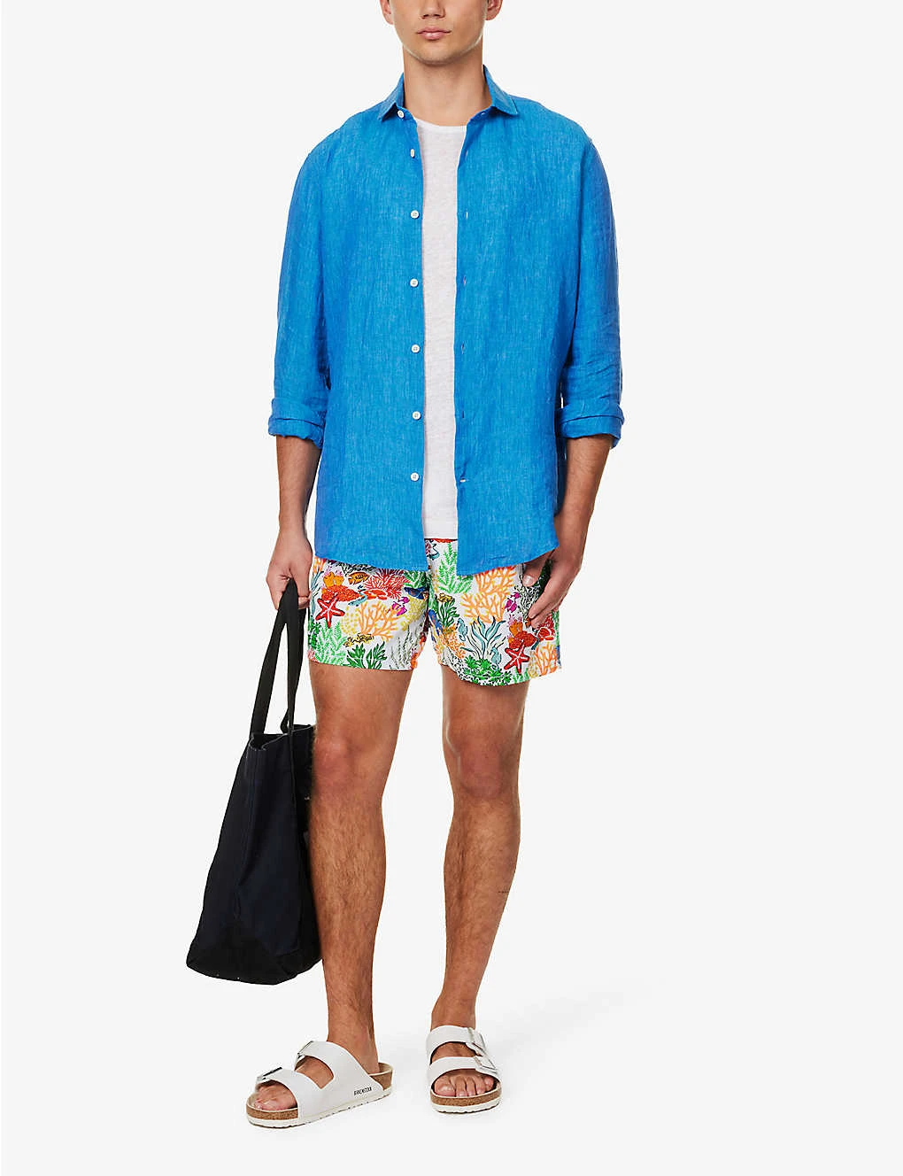 Vilebrequin Marine-print Recycled-polyamide Swim Shorts 2 Vilebrequin Marine-print Recycled-polyamide Swim Shorts - Image 2