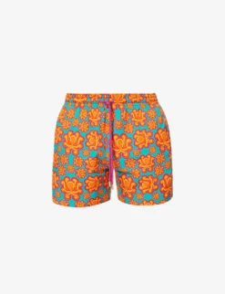 Vilebrequin Mahina Graphic-print Swim Shorts