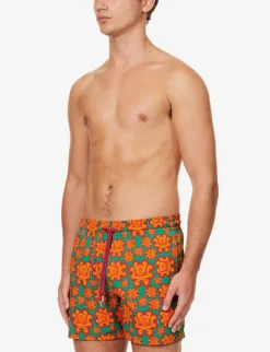 Vilebrequin Octopus-print Stretch-recycled-polyamide Swim Shorts -Falkeis Store R04159191 VERTTROPEZIEN ALT02