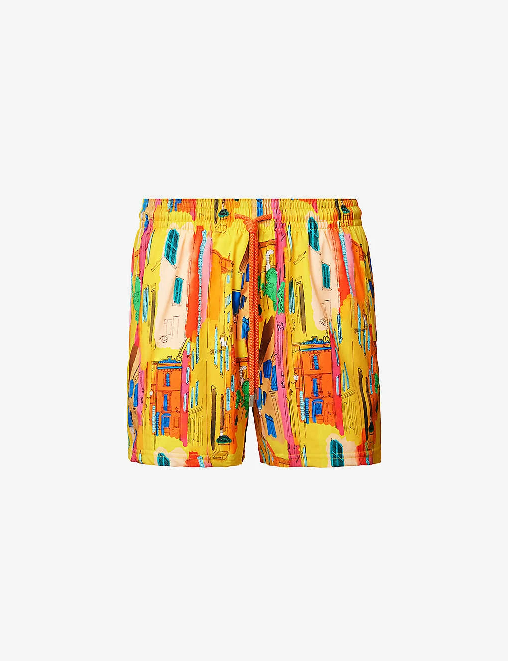 Vilebrequin Sunny Abstract-print Stretch-recycled-polyamide Swim Shorts 1 Vilebrequin Sunny Abstract-print Stretch-recycled-polyamide Swim Shorts