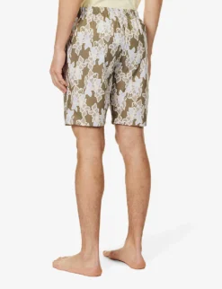 HANRO Floral-print Cotton Shorts -Falkeis Store R04160675 URBANPRINT ALT03
