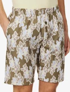 HANRO Floral-print Cotton Shorts -Falkeis Store R04160675 URBANPRINT ALT04